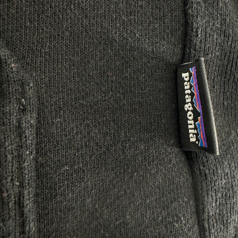 Patagonia Uprisal Hoody Logo Script Outdoors Hoodie Black Size Large - Picture 6 of 9